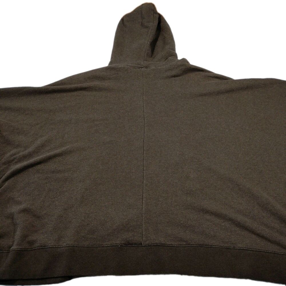 Polo Jeans Co. Ralph Lauren Brown Poncho Hoodie Adult One Size Outdoors Y2K - Picture 2 of 7